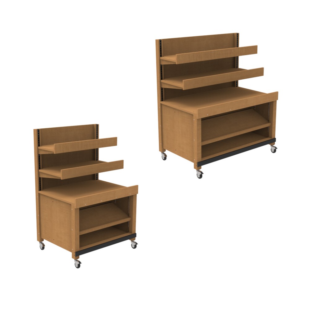 Narrow Multi-Shelf Table